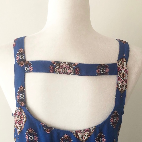 4/$20 🌴 Pink Rose | Printed Bar Back Shift Dress - Picture 6 of 12